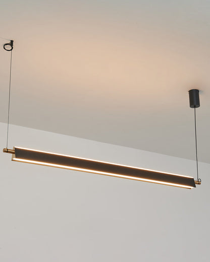 Diff Black Linear Pendant Light-DF2182