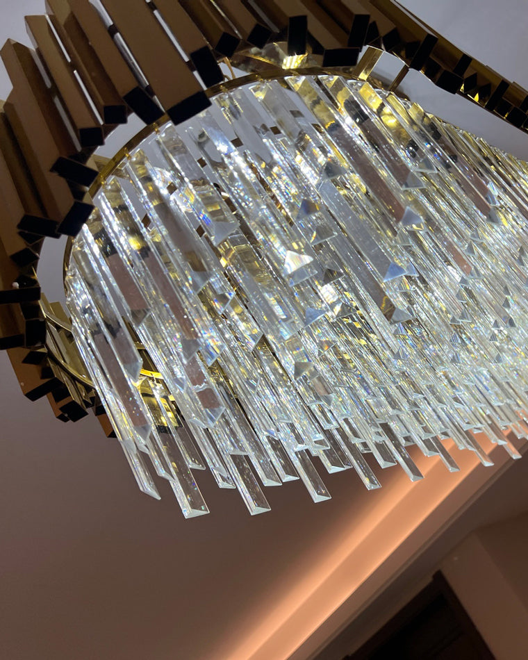 Diff  Prism Crystal Tiered Chandelier-DF2185