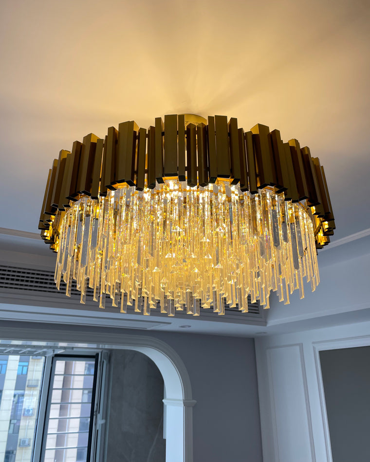 Diff  Prism Crystal Tiered Chandelier-DF2185