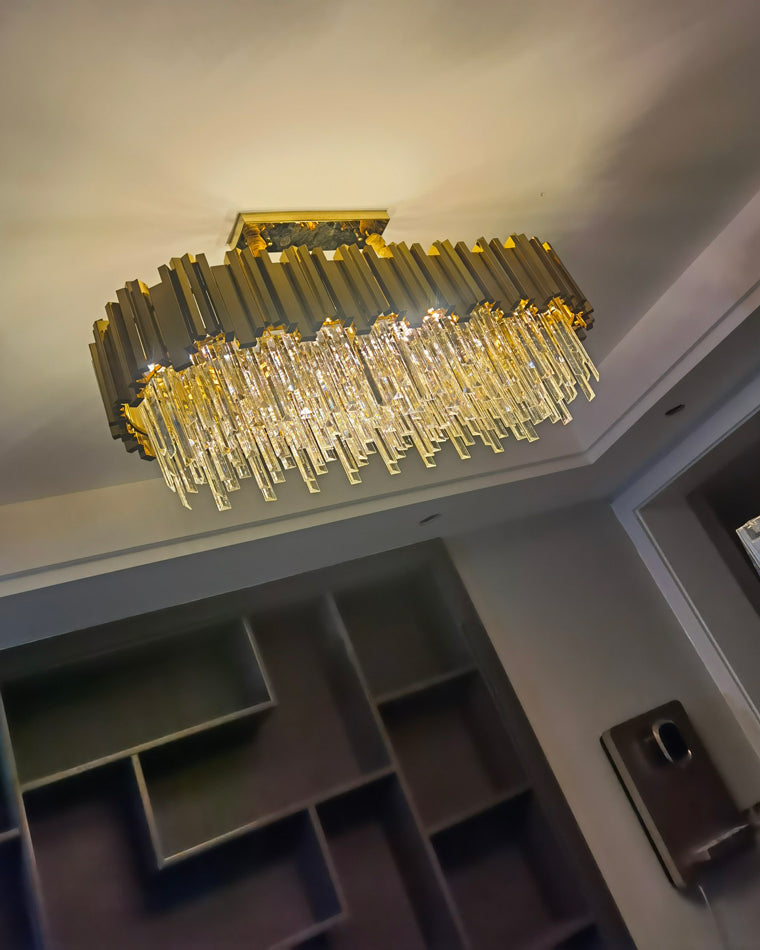 Diff  Prism Crystal Tiered Chandelier-DF2185