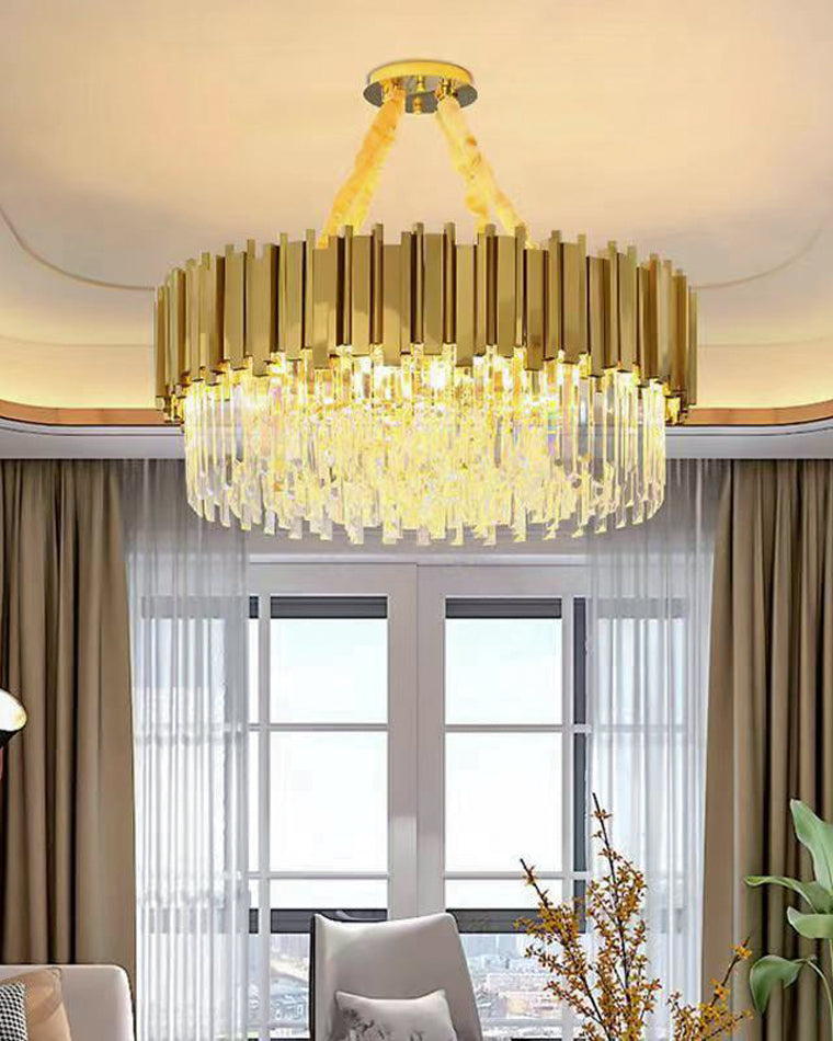 Diff  Prism Crystal Tiered Chandelier-DF2185