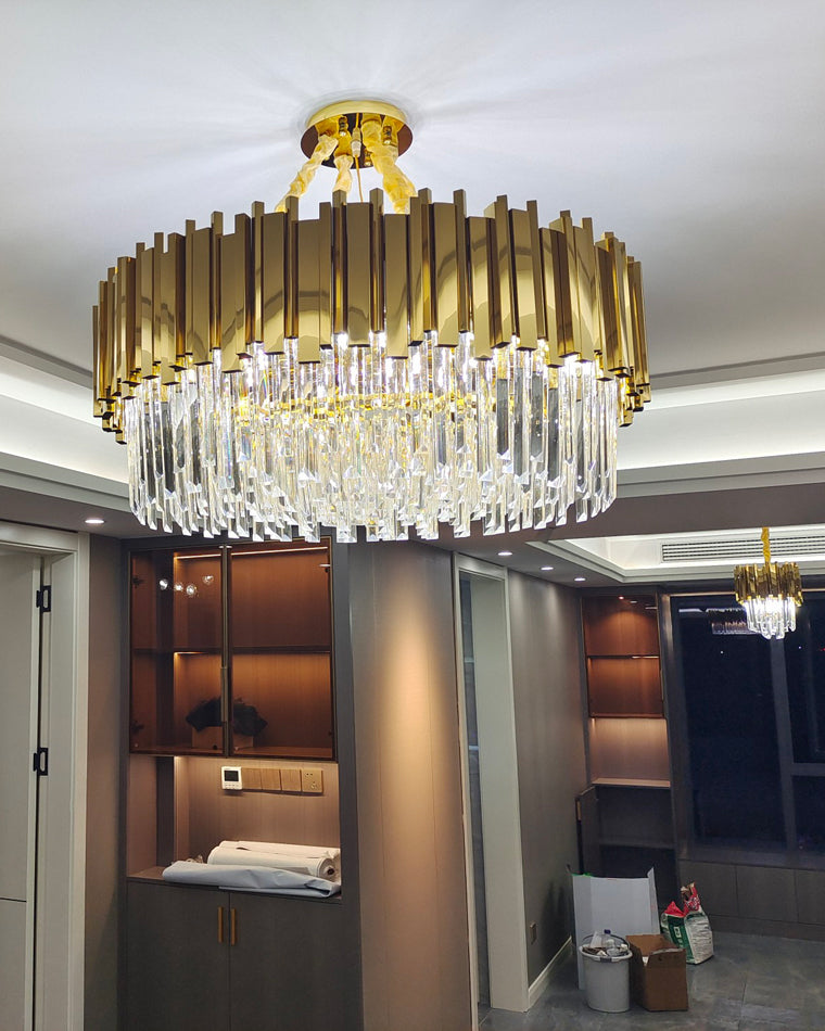 Diff  Prism Crystal Tiered Chandelier-DF2185