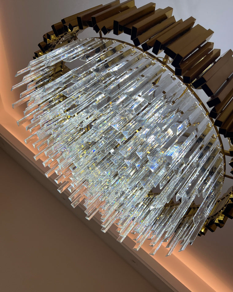 Diff  Prism Crystal Tiered Chandelier-DF2185