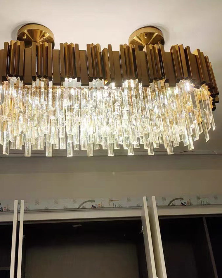 Diff  Prism Crystal Tiered Chandelier-DF2185