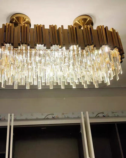 Diff  Prism Crystal Tiered Chandelier-DF2185