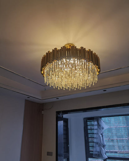 Diff  Prism Crystal Tiered Chandelier-DF2185