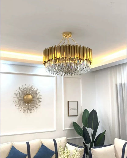 Diff  Prism Crystal Tiered Chandelier-DF2185