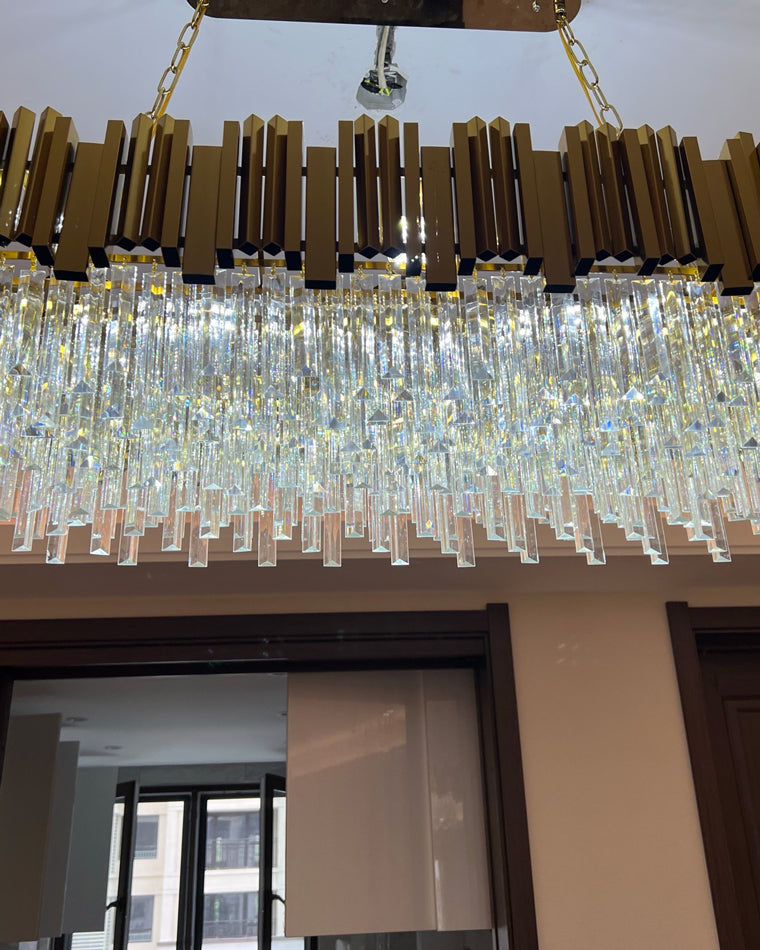 Diff  Prism Crystal Tiered Chandelier-DF2185