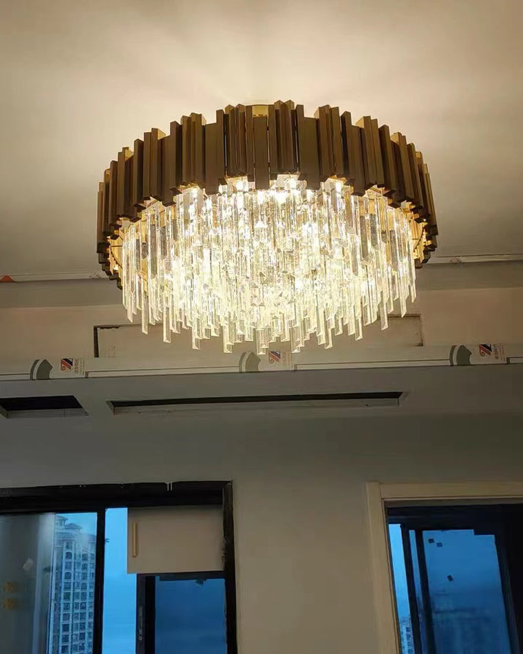 Diff  Prism Crystal Tiered Chandelier-DF2185