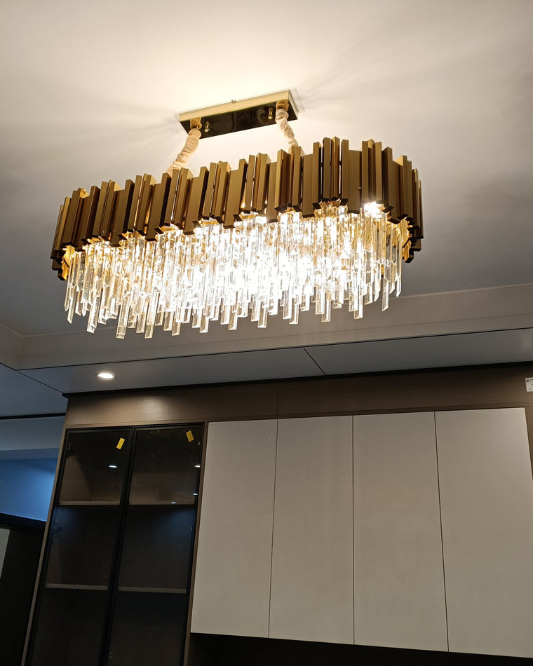 Diff  Prism Crystal Tiered Chandelier-DF2185