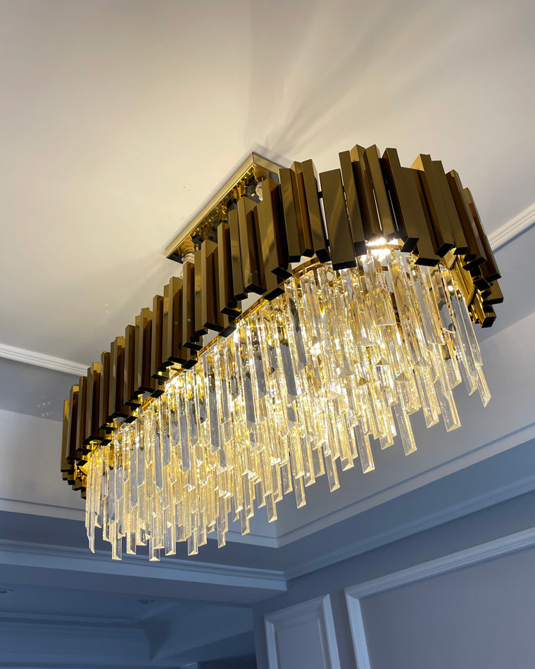 Diff  Prism Crystal Tiered Chandelier-DF2185