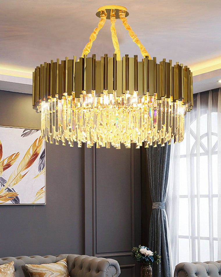 Diff  Prism Crystal Tiered Chandelier-DF2185