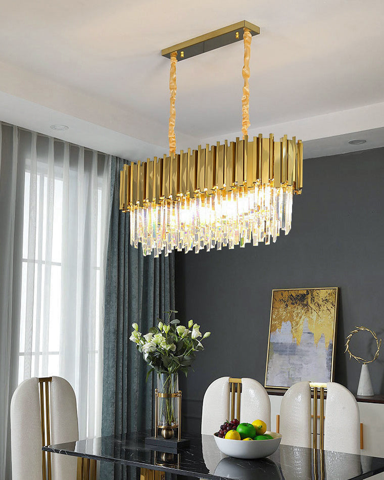 Diff  Prism Crystal Tiered Chandelier-DF2185