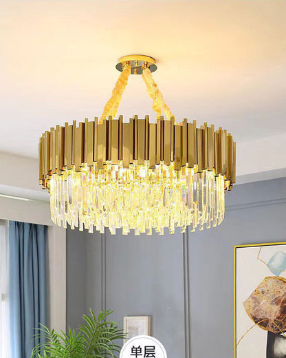 Diff  Prism Crystal Tiered Chandelier-DF2185