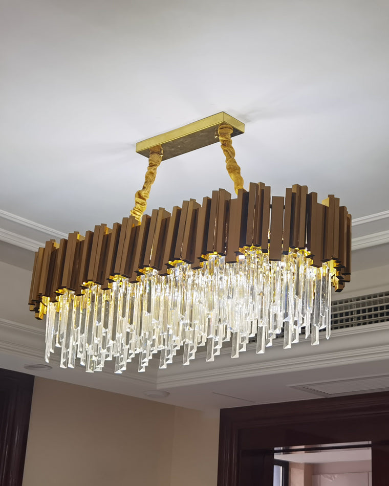 Diff  Prism Crystal Tiered Chandelier-DF2185