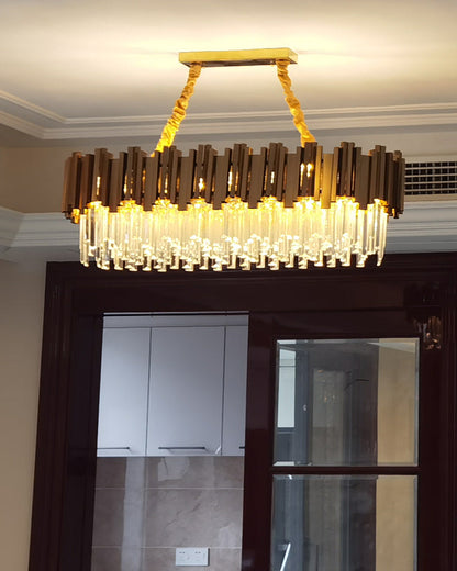 Diff  Prism Crystal Tiered Chandelier-DF2185