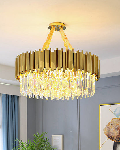 Diff  Prism Crystal Tiered Chandelier-DF2185