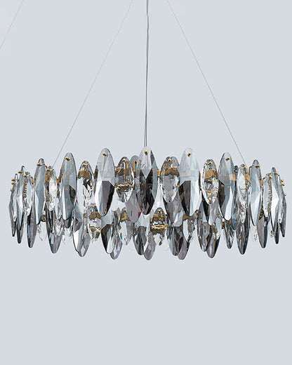 Diff Smoked Crystal Round Chandelier-DF2187
