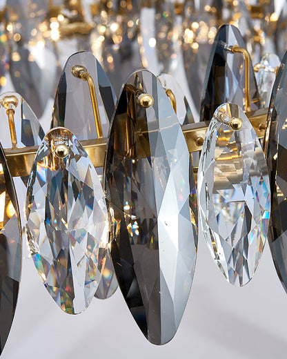 Diff Smoked Crystal Round Chandelier-DF2187