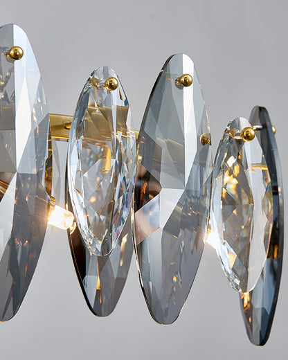 Diff Smoked Crystal Linear Chandelier-DF2188