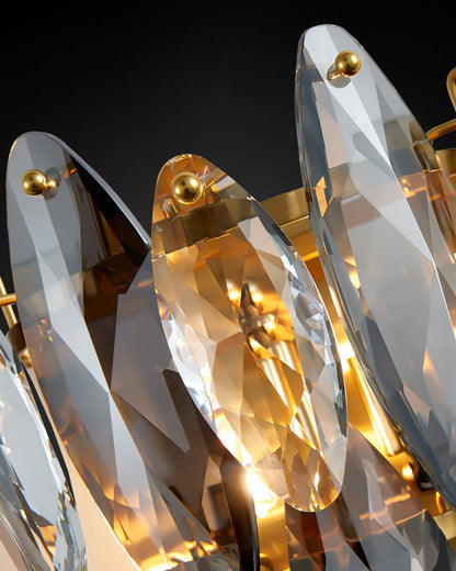 Diff Smoked Crystal Linear Chandelier-DF2188