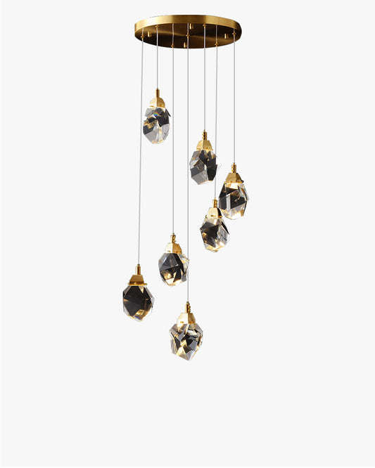 Diff Rock Crystal Rain Chandelier-DF2189