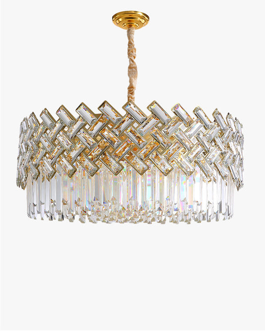 Diff Grand Imperial Shield Crystal Chandelier-DF2190