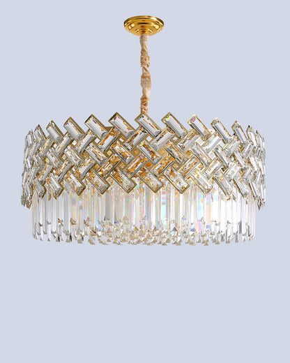 Diff Grand Imperial Shield Crystal Chandelier-DF2190