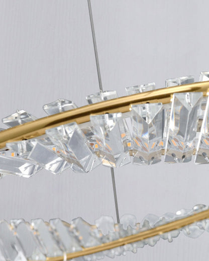 Diff Möbius Crystal Prism Circular Chandelier-DF2191