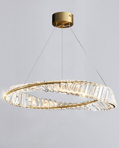 Diff Möbius Crystal Prism Circular Chandelier-DF2191