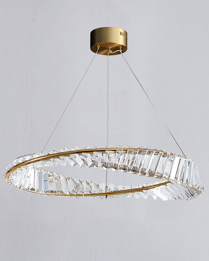 Diff Möbius Crystal Prism Circular Chandelier-DF2191