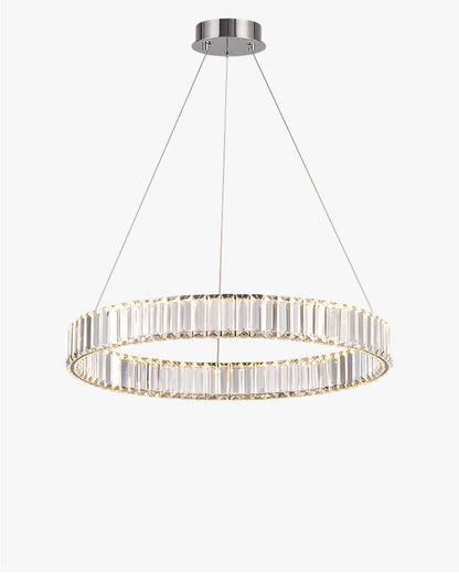 Diff 2 Tier Crystal Prism Circular Chandelier-DF2192