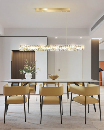 Diff Twist Linear Crystal Chandelier-DF2193
