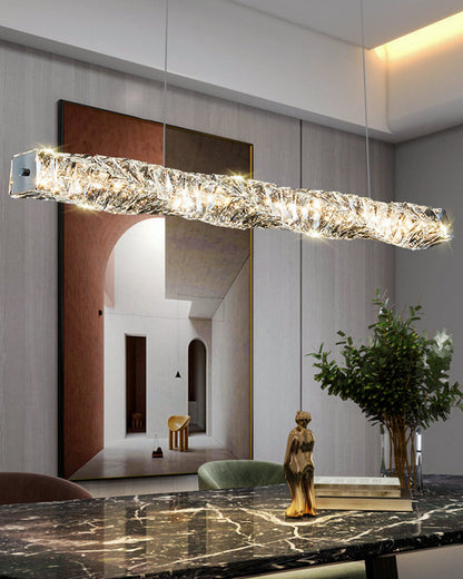 Diff Twist Linear Crystal Chandelier-DF2193