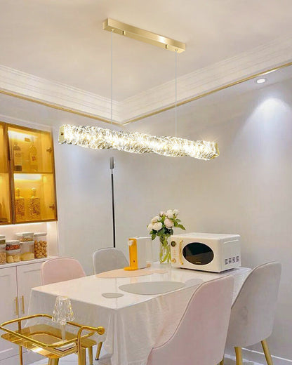 Diff Twist Linear Crystal Chandelier-DF2193