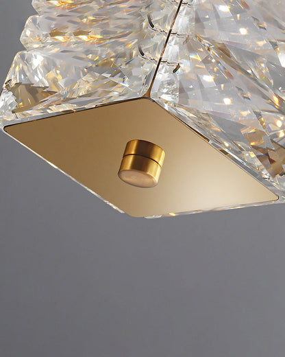 Diff Twist Linear Crystal Chandelier-DF2193