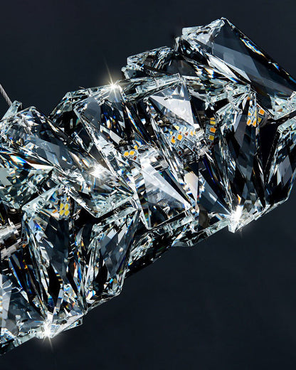 Diff Twist Linear Crystal Chandelier-DF2193