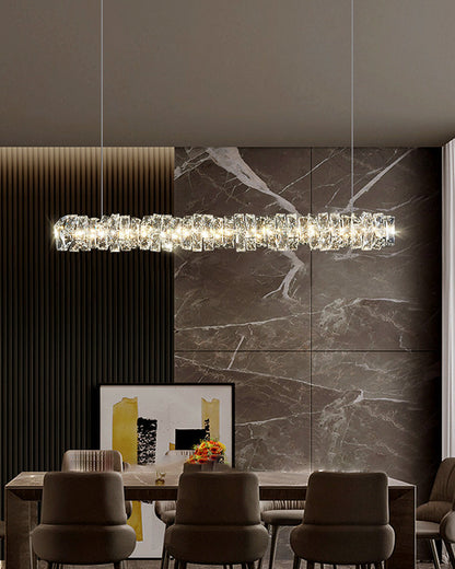 Diff Twist Linear Crystal Chandelier-DF2193