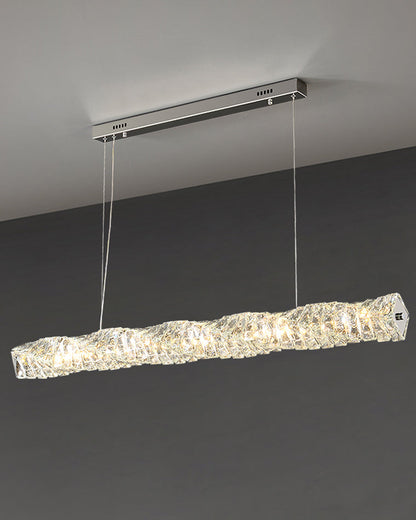 Diff Twist Linear Crystal Chandelier-DF2193