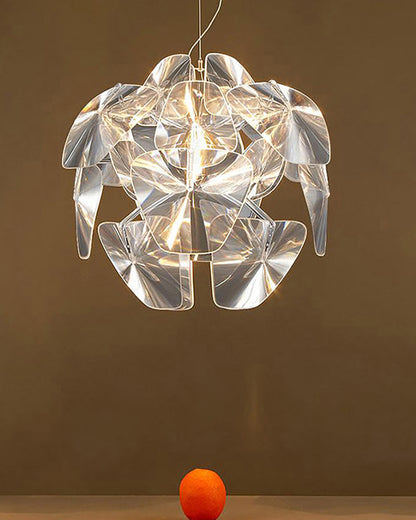 Diff Mirrored Lucite Chandelier-DF2197