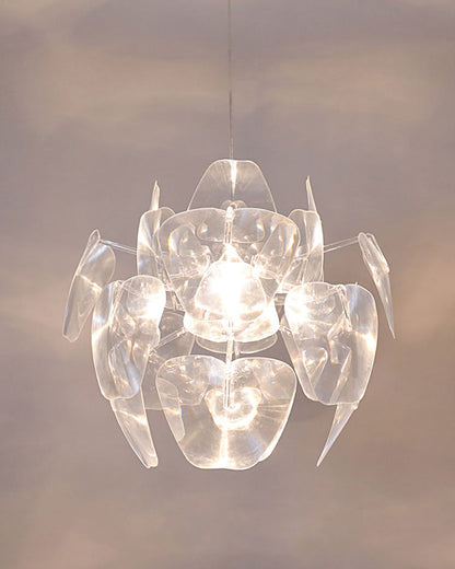 Diff Mirrored Lucite Chandelier-DF2197