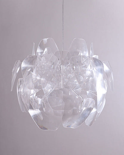 Diff Mirrored Lucite Chandelier-DF2197