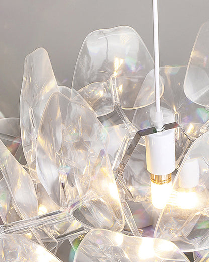 Diff Mirrored Lucite Chandelier-DF2197