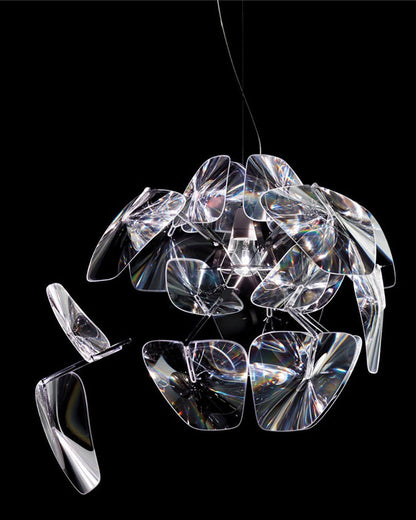 Diff Mirrored Lucite Chandelier-DF2197