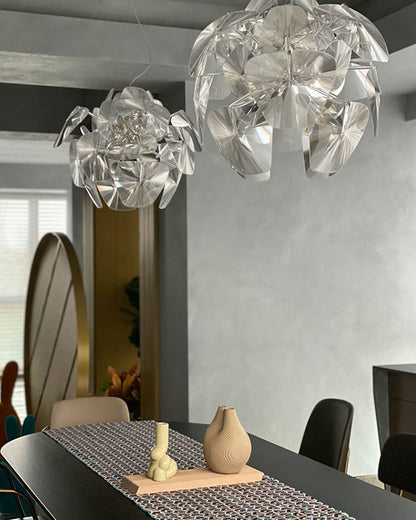 Diff Mirrored Lucite Chandelier-DF2197