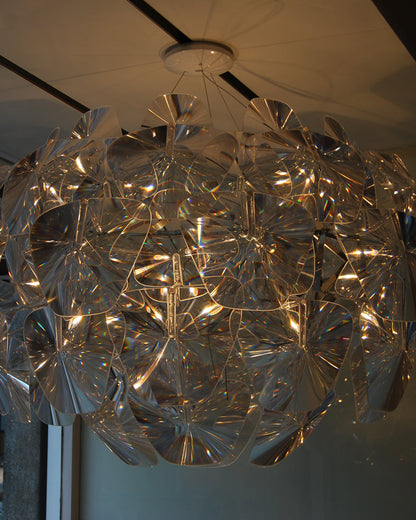 Diff Mirrored Lucite Chandelier-DF2197