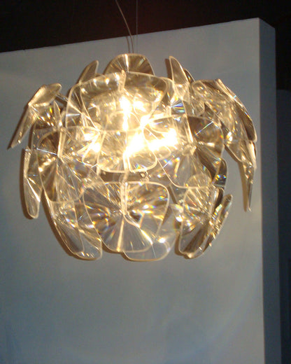 Diff Mirrored Lucite Chandelier-DF2197