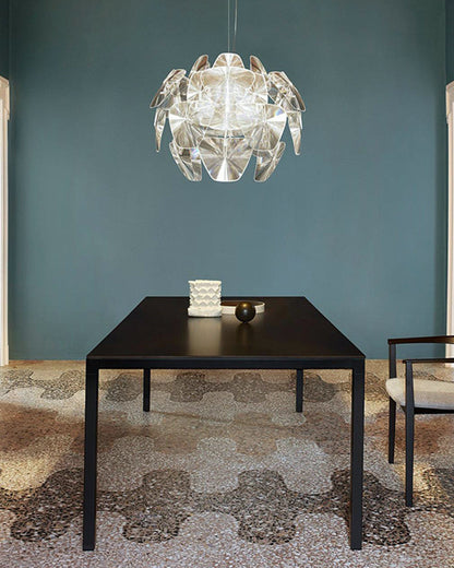 Diff Mirrored Lucite Chandelier-DF2197