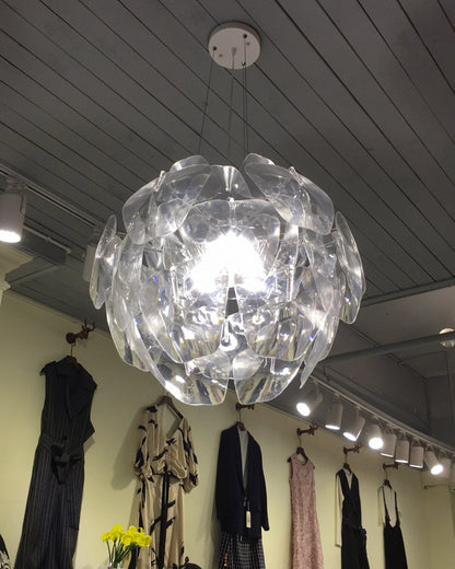 Diff Mirrored Lucite Chandelier-DF2197