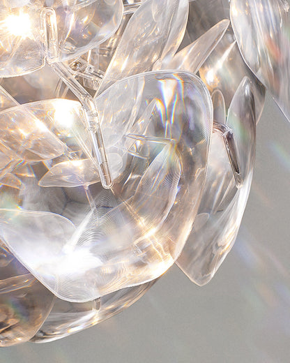 Diff Mirrored Lucite Chandelier-DF2197